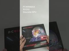 PCWINMAX Radeon RX 550 4GB GDDR5 ITX কম্পিউটার PC গেমিং ভিডিও গ্রাফিক্স কার্ড GPU 128-বিট