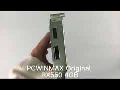 RX 550 2G / 4G মাল্টি স্ক্রিন গ্রাফিক্স কার্ড ডুয়াল 1183Mhz AMD RX500 সিরিজ