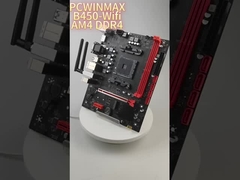 PCWINMAX B450 AM4 DDR4 ওয়াইফাই মাদারবোর্ড - আপনার পিসি বিল্ডের জন্য উচ্চ কার্যকারিতা, নির্ভরযোগ্য সংযোগ