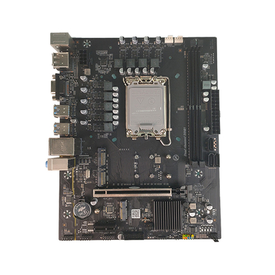 PCWINMAX B760 GDDR5 Socket LGA 1700 Support 13th 14th Gen CPU Dual M.2 Micro ATX PCIe 5.0 Desktop Motherboard