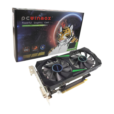 PCWINMAX Gaming GeForce GTX 1650 128-Bit HDMI DP DVI 4GB GDRR6 Output Support DirectX 12 VR Ready OC Graphics Card