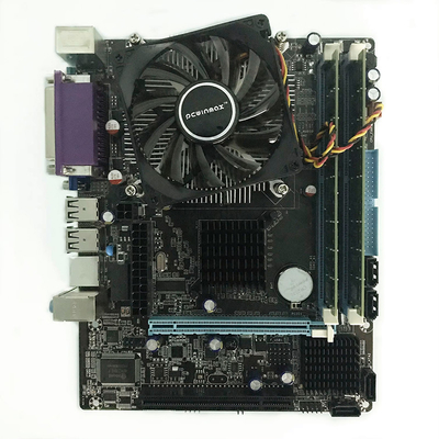 PCWINMAX G41 Set Motherboard LGA775 With Fan Procrssor E5 CPU DDR3 4GB RAM Desktop Motherboard Kit