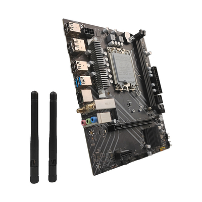 PCWINMAX H610 Wifi DDR4 Socket LGA1700 PCIe 4 SATA 6Gb/s mATX Motherboard for 12th 13th 14th Gen Intel Core i3 i5 i7