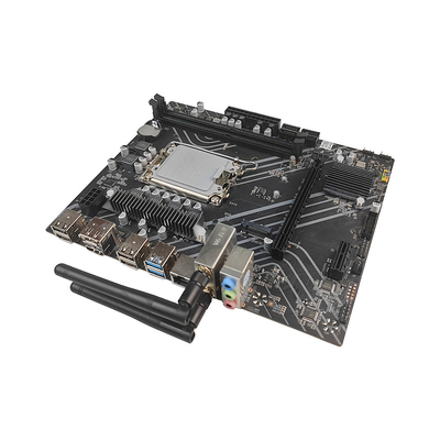 PCWINMAX H610 Wifi DDR4 Socket LGA1700 PCIe 4 SATA 6Gb/s mATX Motherboard for 12th 13th 14th Gen Intel Core i3 i5 i7