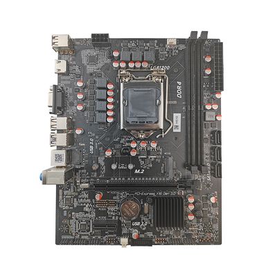 PCWINMAX H510 Chipset LGA1200  VGA+HD Output Micro ATX Mainboard Support Core 10th & 11th Gen Dual DDR4 Memory Channel