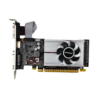 GT 210 1gb 64bit GDDR3 গেমিং ভিডিও কার্ড 2560x1600 একক ফ্যান VGA ইন্টারফেস
