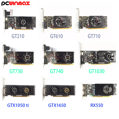 LP Gt210 Gt610 Gt710 Gt730 Gt740 Gt1030 Gtx1050ti Gtx1650 Rx550 LOW Profile vga card