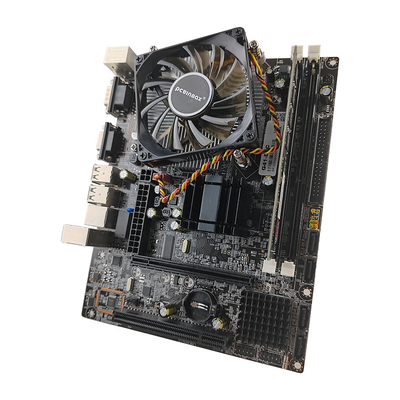PCWINMAX অরিজিনাল ডেস্কটপ মাদারবোর্ড কিট G41 LGA775 মাদারবোর্ড 4GB DDR3 RAM E5 CPU এবং ফ্যান সহ