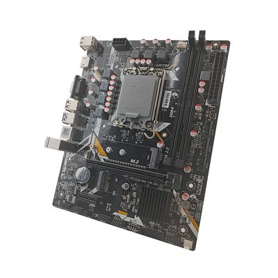 PCWINMAX H610 ডুয়াল চ্যানেল DDR4 মাদারবোর্ড যা 12তম, 13তম এবং 14তম প্রজন্মের i3 i5 i7 i9 প্রসেসর সমর্থন করে SATA 6Gb/s M.2 স্লট mATX LGA1700 মেইনবোর্ড