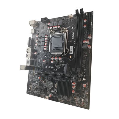 PCWINMAX H510 LGA 1200 মাইক্রো-এটিএক্স কম্পিউটার গেমিং মাদারবোর্ড সমর্থন DDR4 64GB র্যাম ক্ষমতা NVME M.2 SATA3.0 ইউএসবি3.0