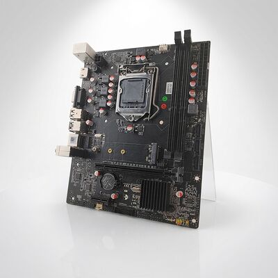 PCWINMAX মাদারবোর্ড B75 LGA1155 MATX DDR3 16GB পর্যন্ত M.2 SATA3 HD VGA পোর্ট অফিস পিসি এবং ব্যবসায়িক সিস্টেমের জন্য ডেস্কটপ বোর্ড